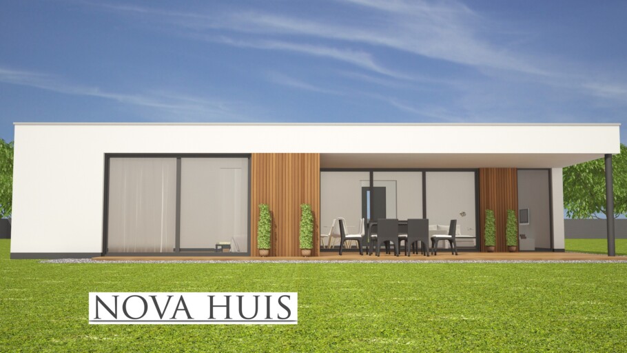 A124 NovaHuis levensloopbestendig bungalow gelijkvloers Staalframebouw Nederland