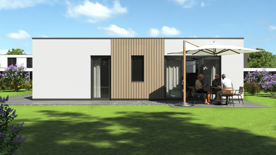 A 60 moderne bungalow of tweede woning vakantiehuis 