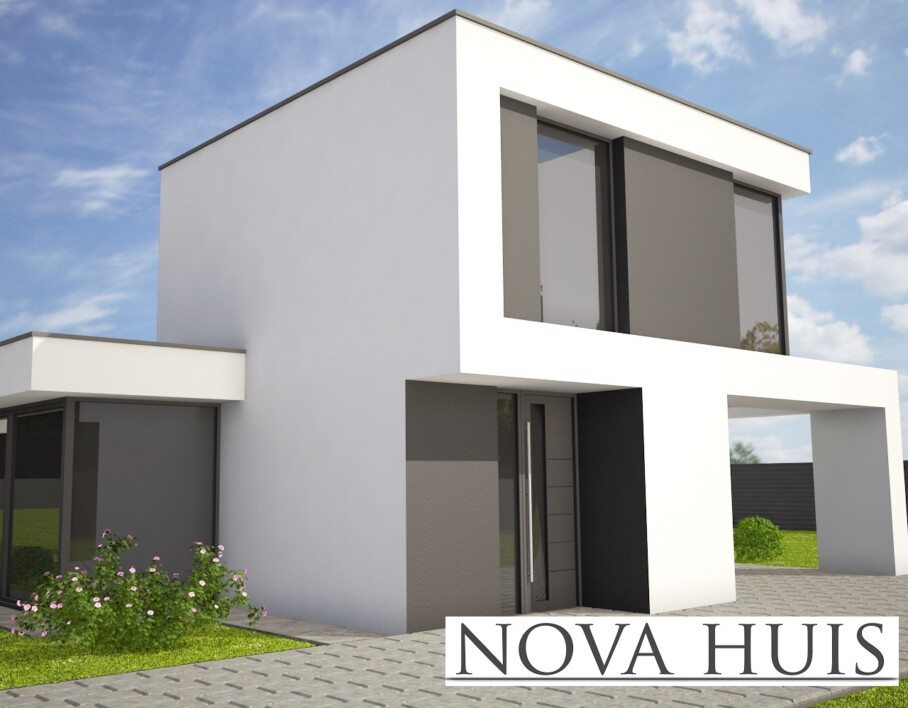 NOVA-HUIS 347 moderne levensloopbestendige woning staalframebouw Nederland