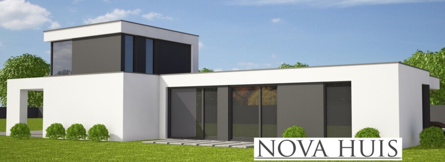 NOVA-HUIS 347 moderne levensloopbestendige woning staalframebouw Nederland