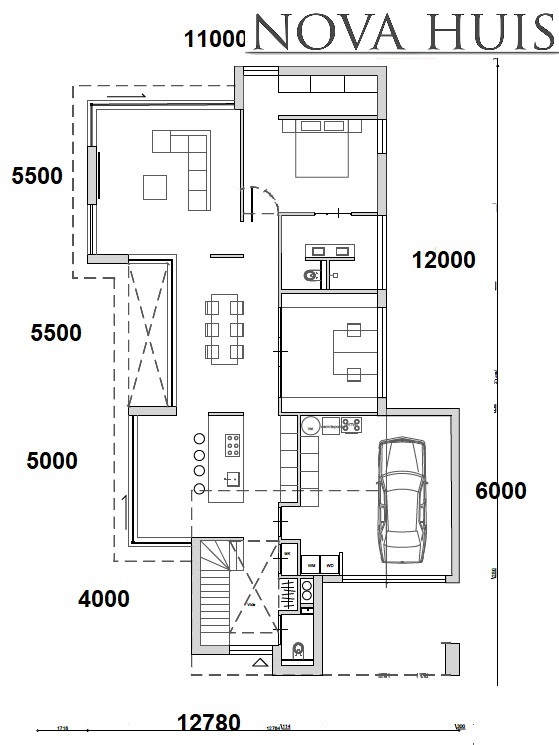 NOVA-HUIS 347 moderne levensloopbestendige woning staalframebouw Nederland