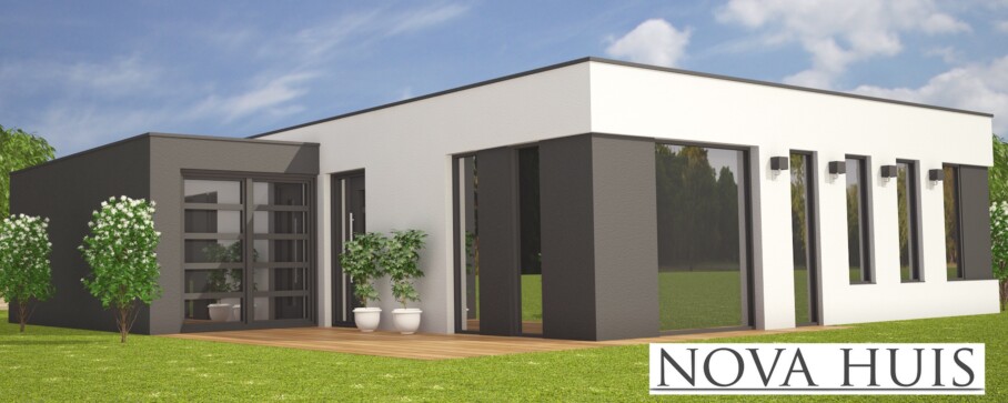 NOVA-HUIS A111 levensloopbestendige bungalow ontwerp en bouw Staalframebouw Nederland 
