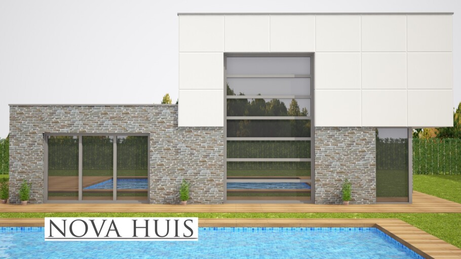 NOVA-HUIS K334 levensloopbestendige woning in Staalframebouw Nederland 