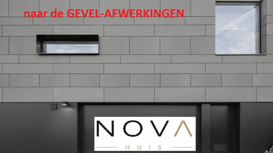 Mooie moderne woningen met moderne gevelbekleding en gevelafwerking