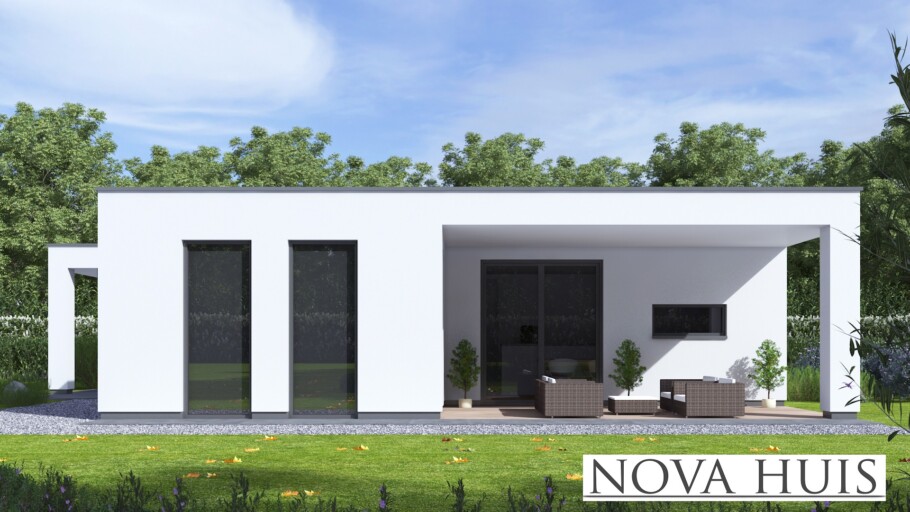 NOVA-HUIS type A166 levensloopbestendige woning Staalframebouw Nederland 