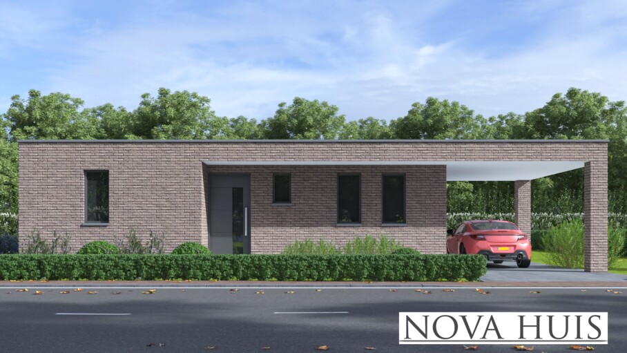 NOVA-HUIS type A166 levensloopbestendige woning Staalframebouw Nederland 