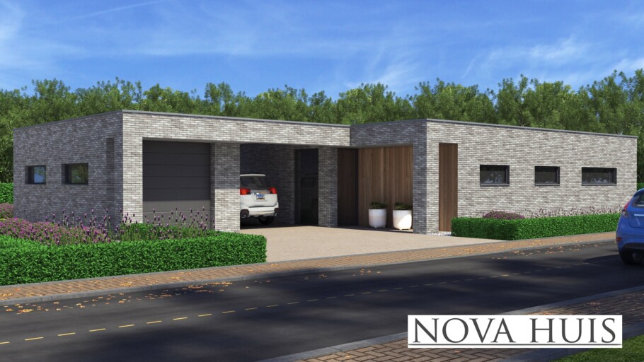 NOVAHUIS A160 bungalow bouwen plattegrond Staalframebouw Nederland