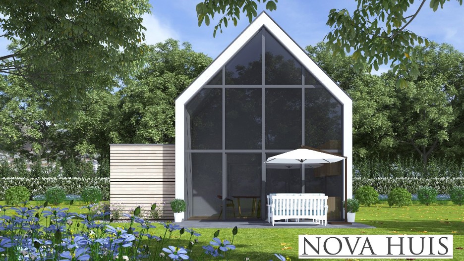 NOVAHUIS K122 Schuurwoning prefab staalframebouw ATLANTA 