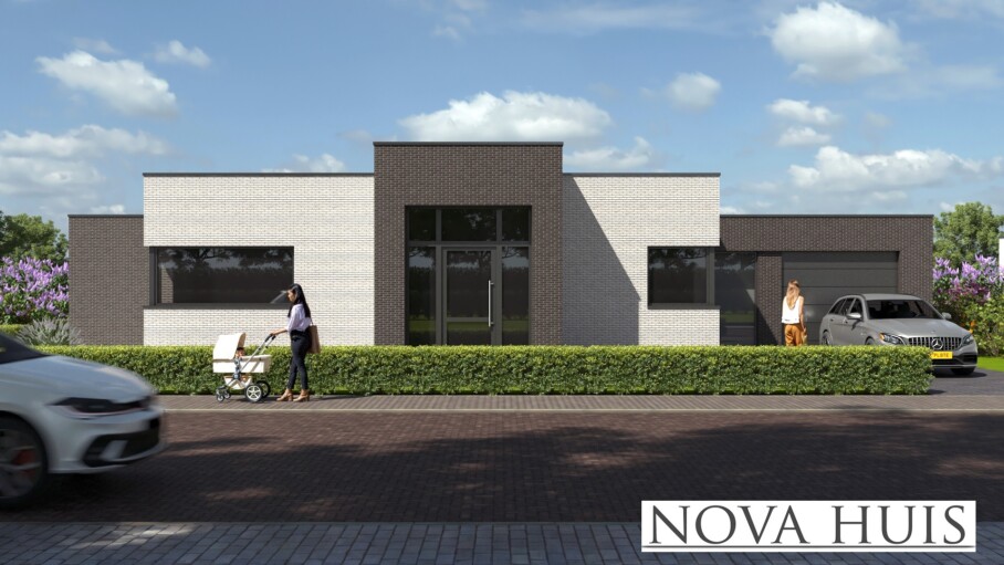 NOVAHUIS bungalowserie type 192 levensloopbestendig circulair bouwsysteem