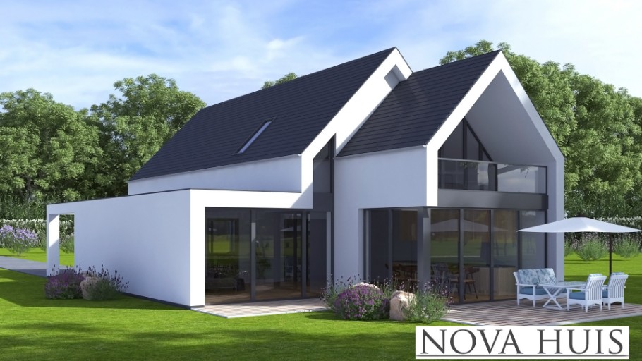 NOVA HUIS moderne kapwoning met inpandig balkon K131