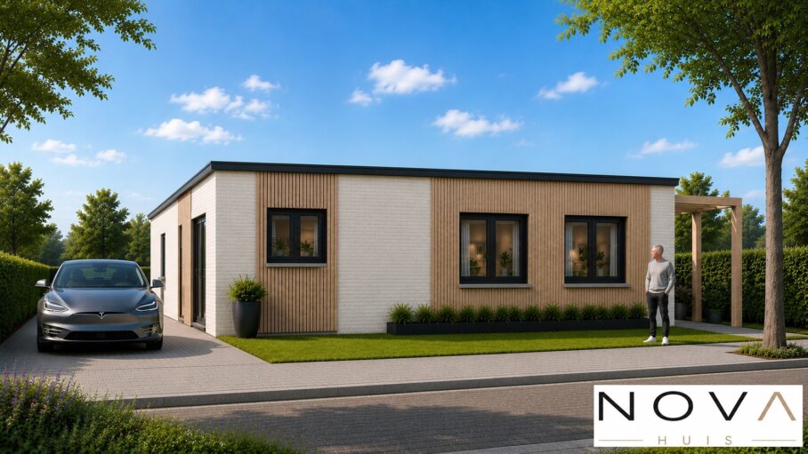 Moderne gelijkvloerse woning A-60 met diverse voorbeeld indelingen. 