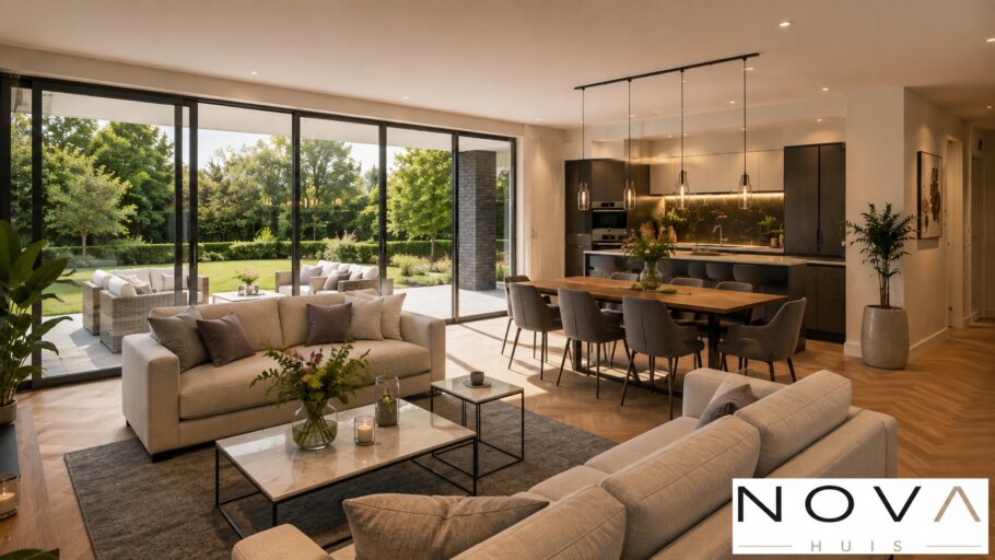Exclusief modern interieur gelijkvloerse woning A-100-v1