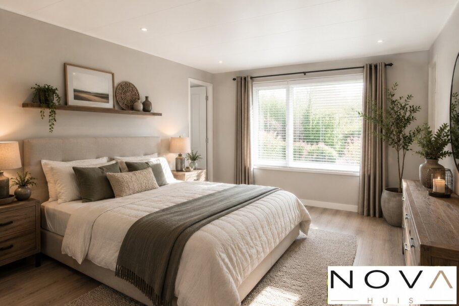 Modern interieur gelijkvloerse woning A-145 met royale woonkamer en leefkeuken