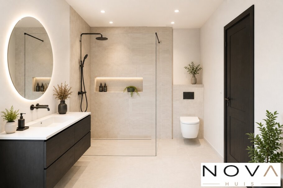 Luxe interieur moderne gelijkvloerse woning NOVA HUIS A-152