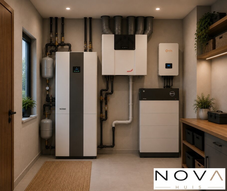 Luxe interieur moderne gelijkvloerse woning NOVA HUIS A-152