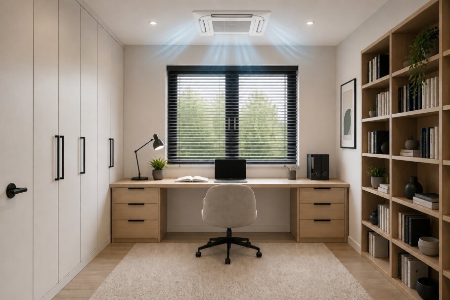 Efficiënt koelen van moderne woningen met staalframebouw en warmtepomp