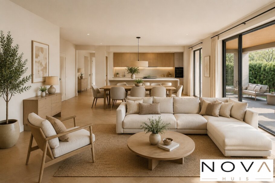 Modern interieur van levensloopbestendige bungalow A-163