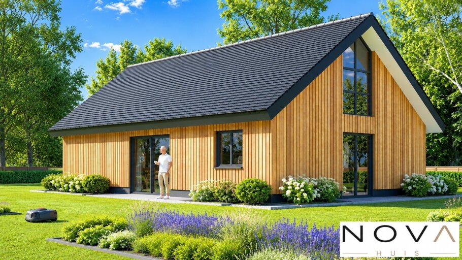 Moderne levensloopbestendige woning K-127 met zadeldak