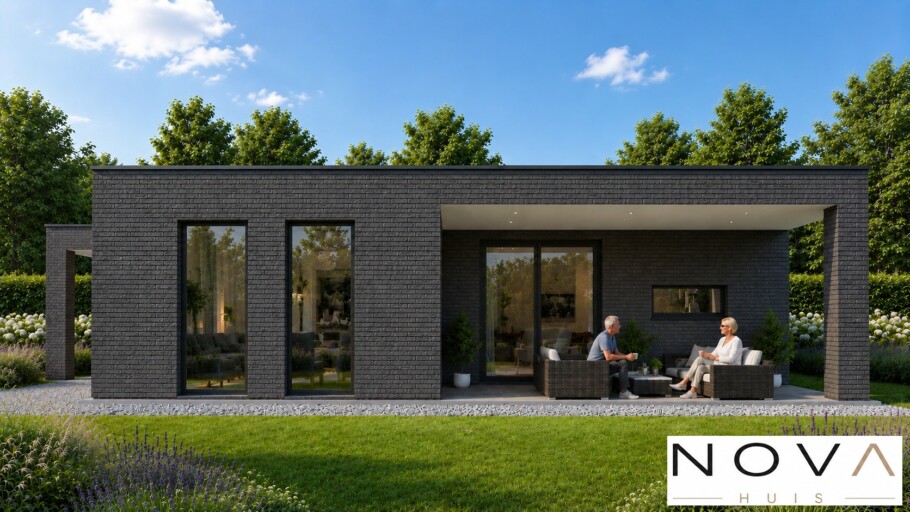 NOVA-HUIS type A166 levensloopbestendige woning Staalframebouw Nederland 