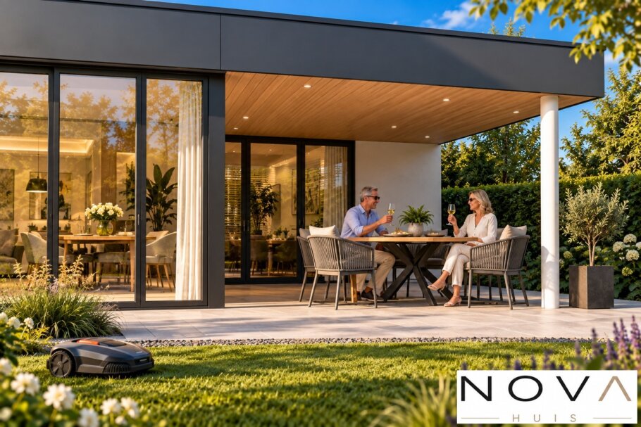 Moderne gelijkvloerse levensloopbestendige woning A-145 van NOVA HUIS